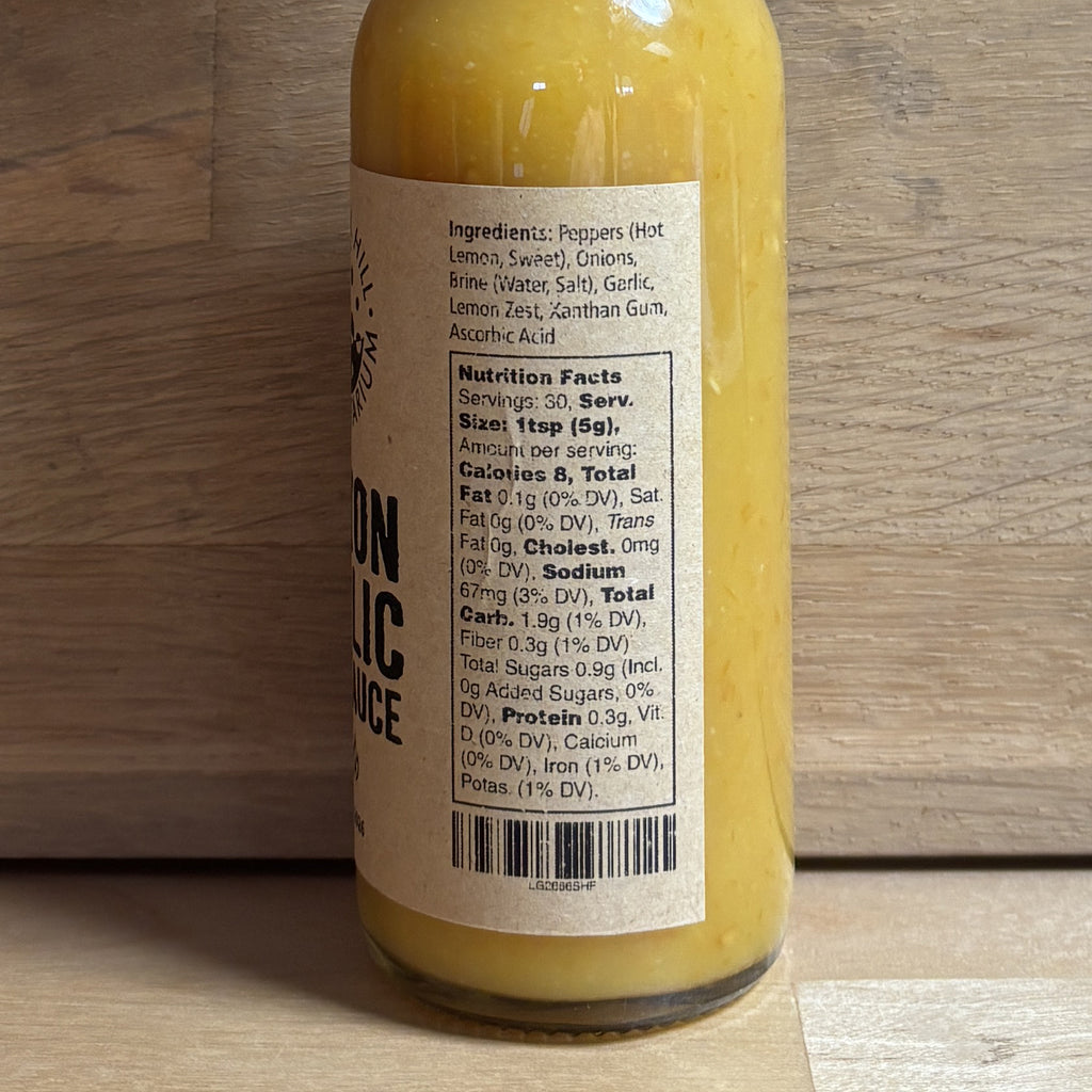 Lemon Garlic Hot Sauce